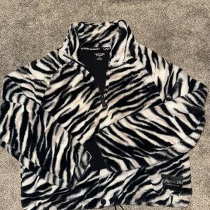 Calvin Klein Black and White Patterned Jacket